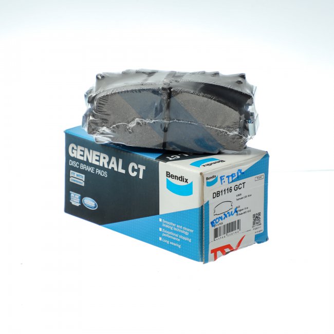 ผ้าเบรคหน้า Bendix  ISUZU TFR มังกรทอง/ Dragon Eye ปี 1990-2001) ดิสหน้า DB1116 GCT (1 คู่)